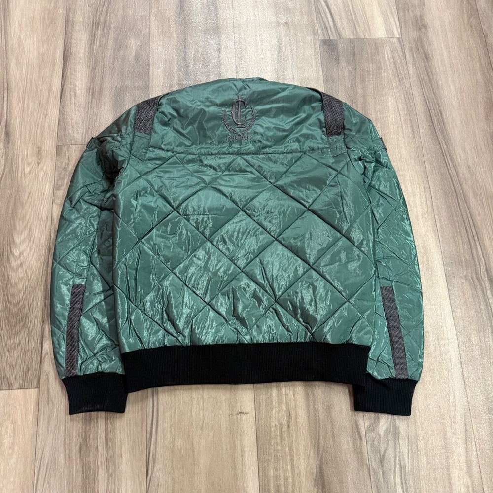Luna C Racing RJ101 Quilted Bomber Jacket carbon finer Green Mens Large NWT $550